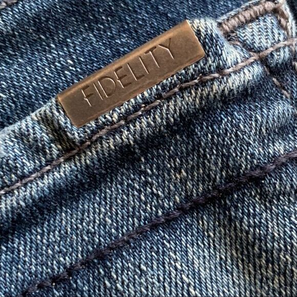 Fidelity Denim Mila Mid-Rise Ankle‎ Skinny Jeans Blue Size 26 - Picture 10 of 12